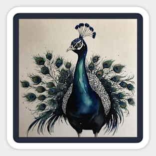 Peacock Sticker